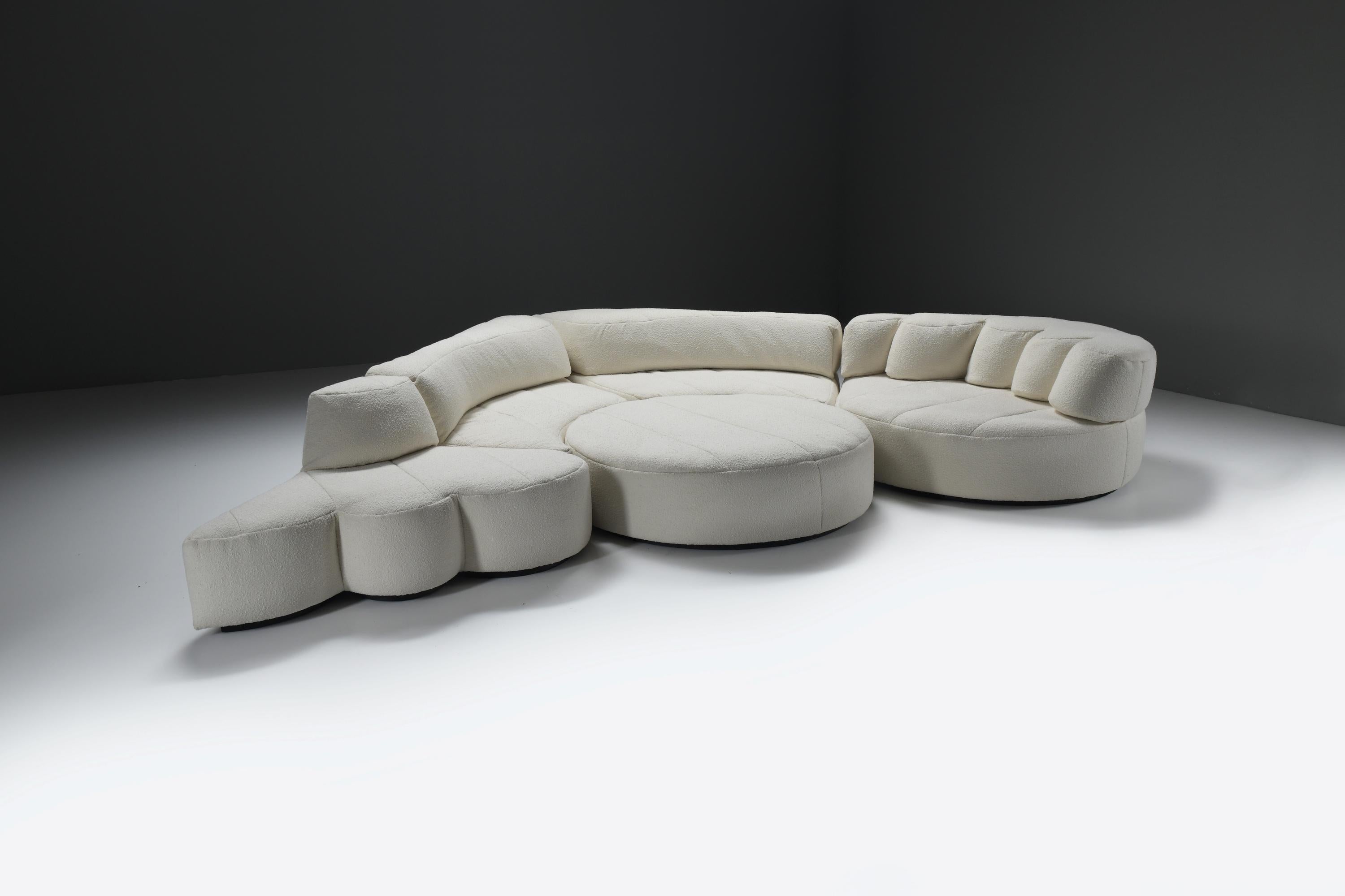 Superbe canapé modulaire Paysage ou Landscape XL de Hans Hopfer pour Roche Bobois. Excellent état - En vente à Buggenhout, Oost-Vlaanderen