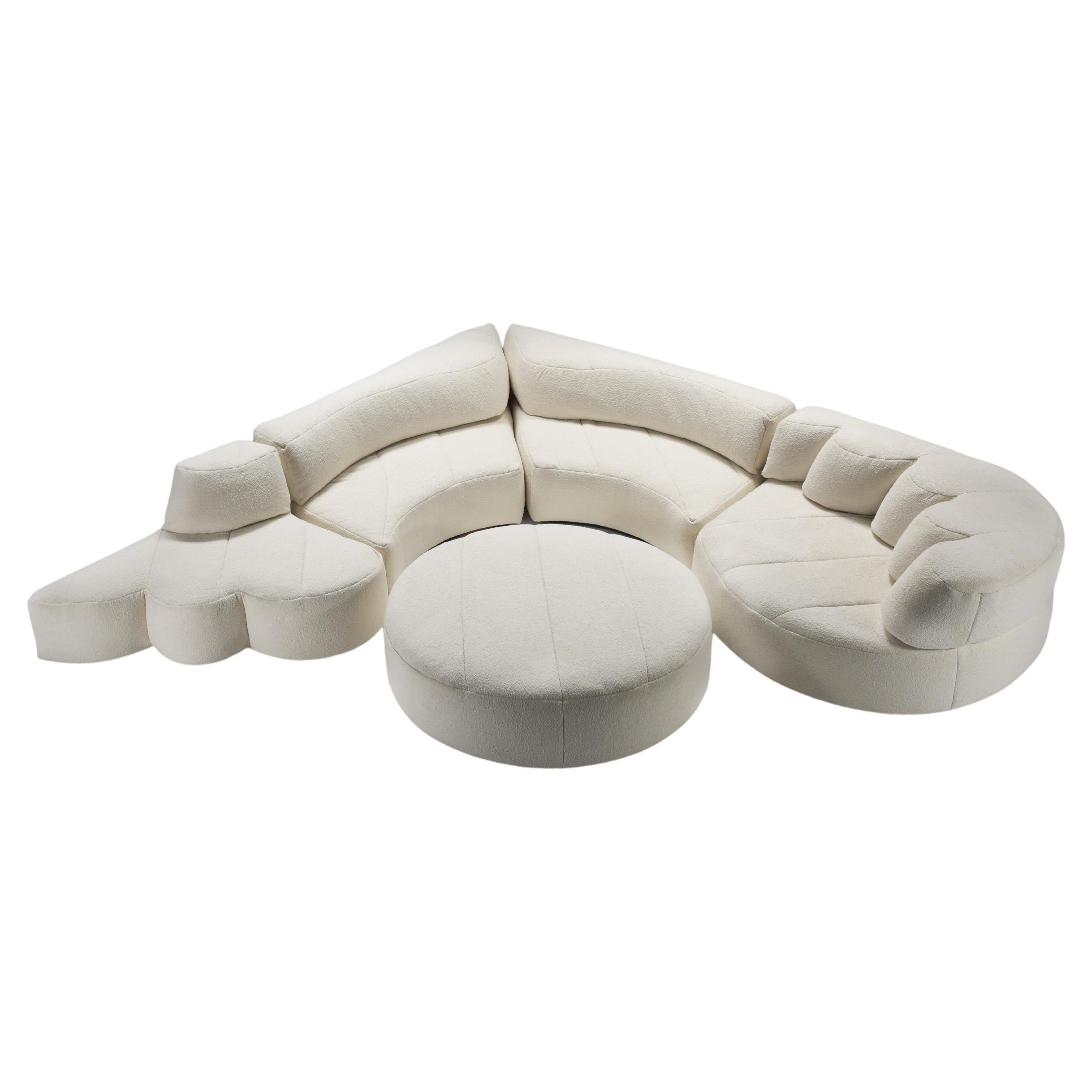 Stunning Paysage or Landscape XL modular sofa by Hans Hopfer for Roche Bobois.