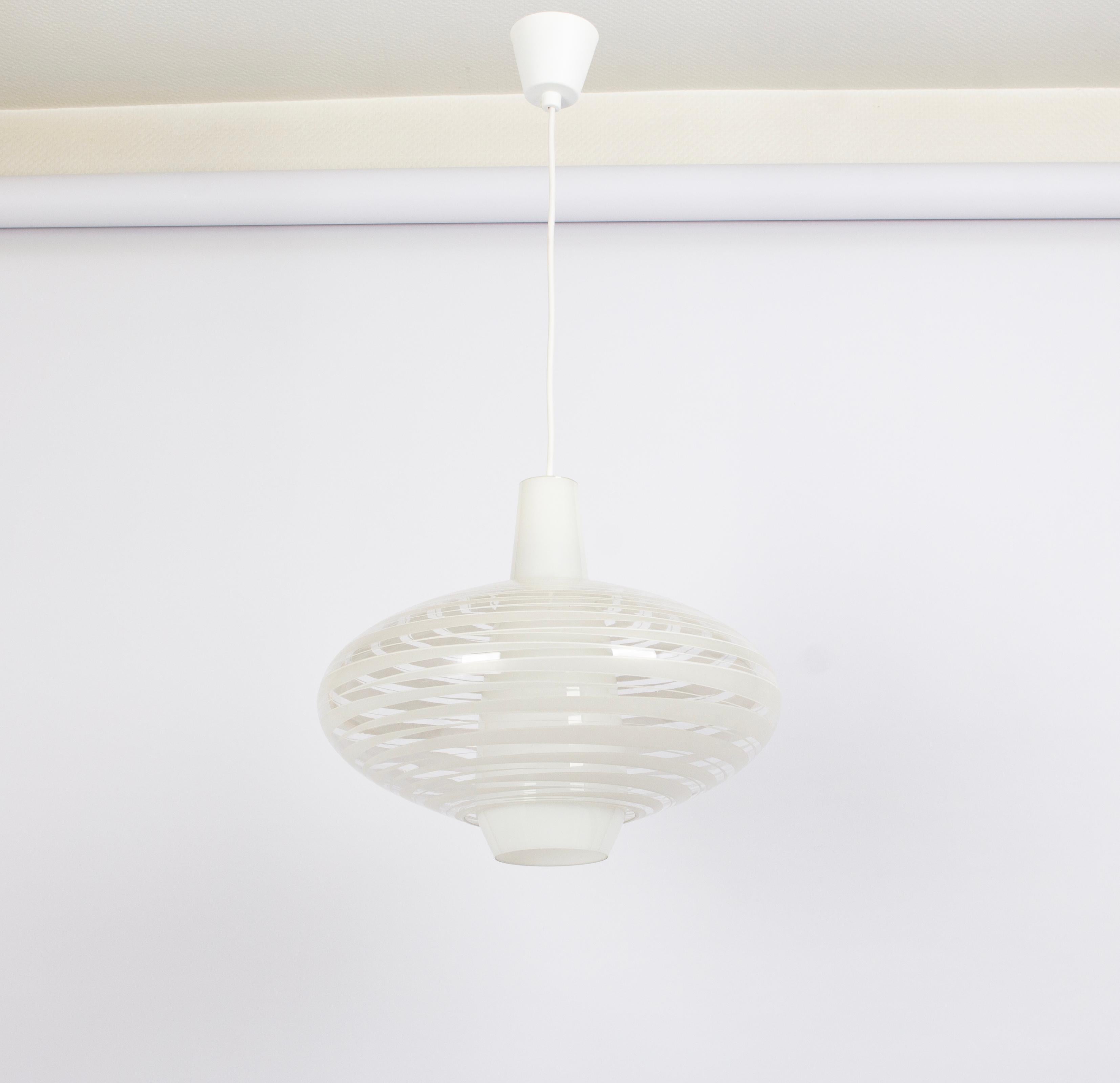 Stunning Pendant Light Designed by A.Gangkofner Peill & Putzler, Germany, 50s For Sale 3