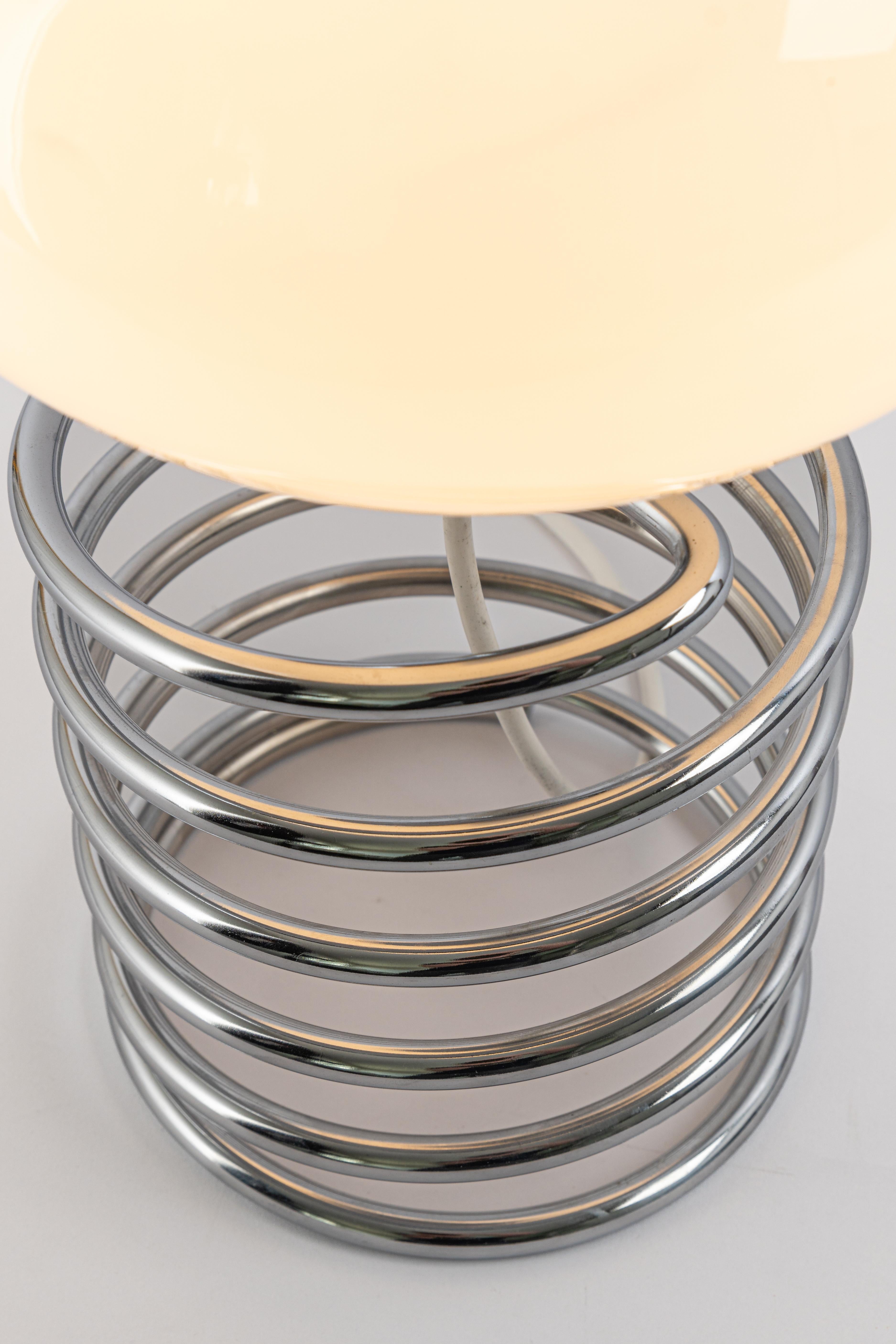 Stunning Petite Design Spiral Table Lamp, Ingo Maurer, 1970s 1
