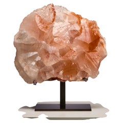 Impresionante Calcita Rosa Objeto decorativo Sobremesa