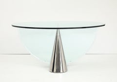 Stunning Polished Steel Pinnacle Dining Table by J Wade Beam for Brueton
