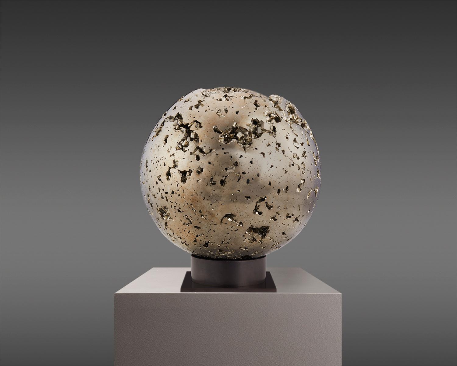 Stunning Pyrite Sphere In Excellent Condition For Sale In London, GB