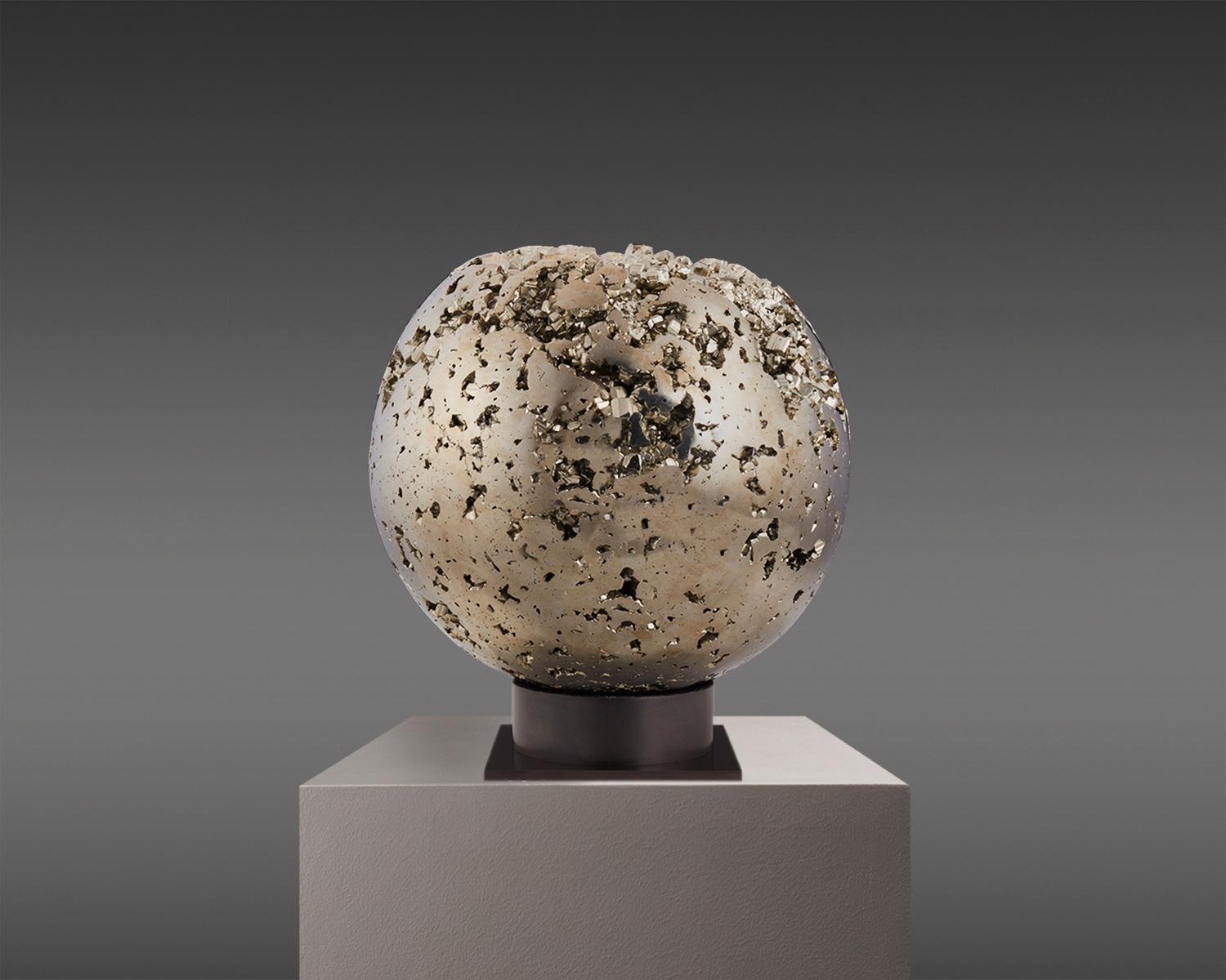 18th Century and Earlier Stunning Pyrite Sphere For Sale