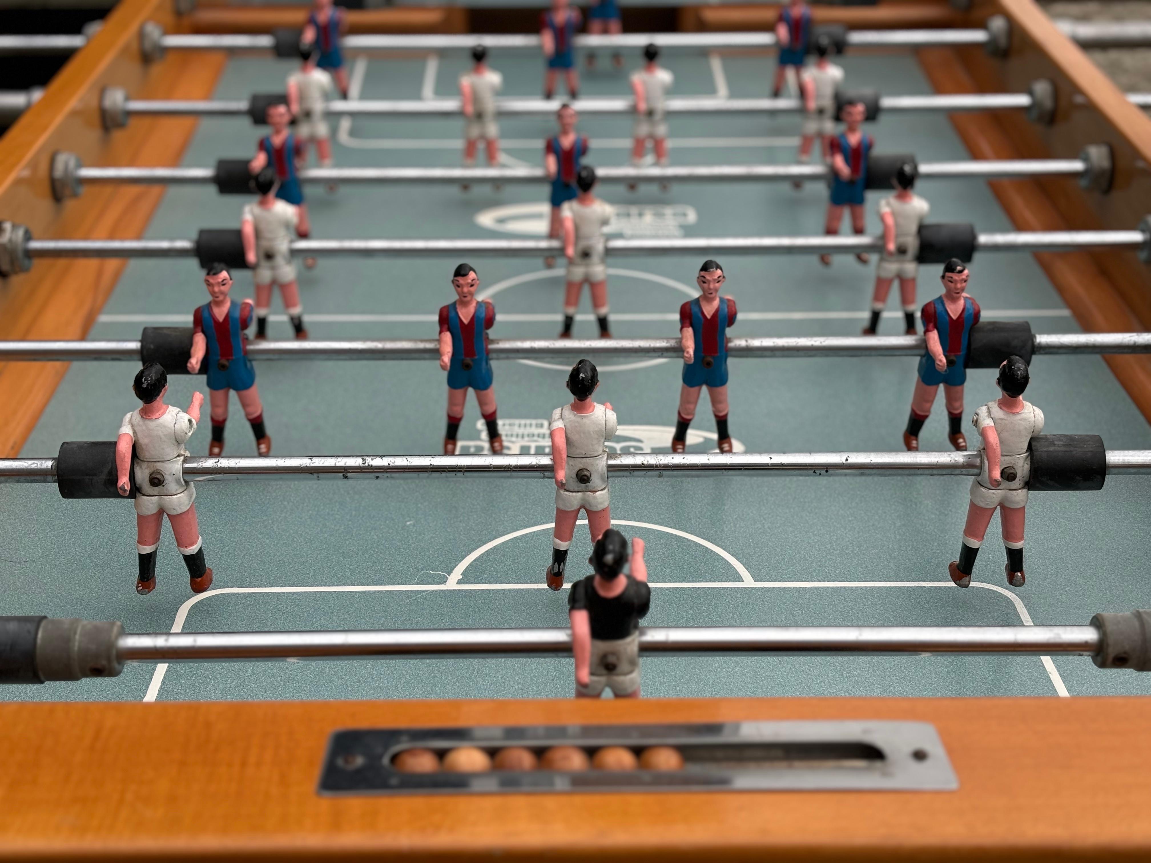 20th Century Stunning Quality 1980s Spanish Foosball Kicker Table For Sale