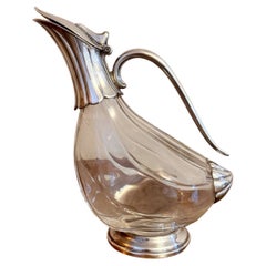 Stunning quality antique claret jug