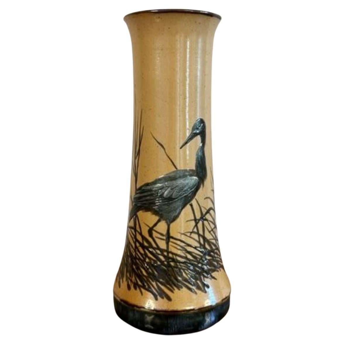 Atemberaubende antike Doulton-Vase in Qualität von Florence E. Barlow im Angebot