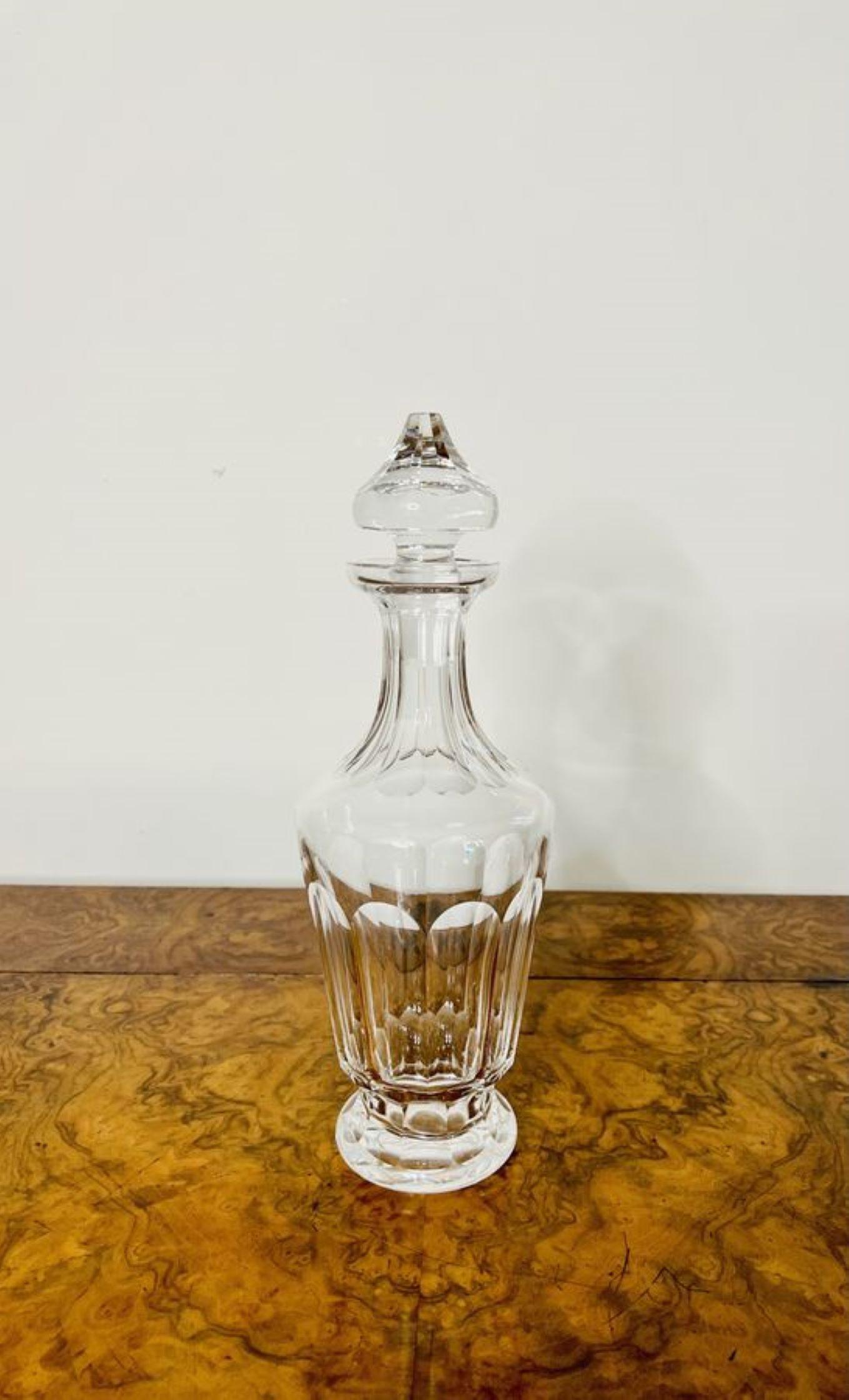 Stunning quality antique Edwardian decanter  In Good Condition For Sale In Ipswich, GB