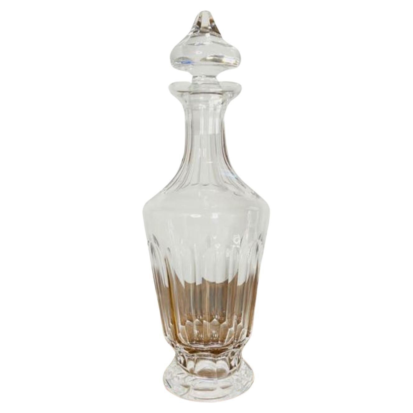 Stunning quality antique Edwardian decanter  For Sale