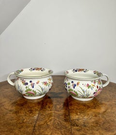 Stunning quality antique Edwardian Wedgwood Etruria ceramic bathroom set