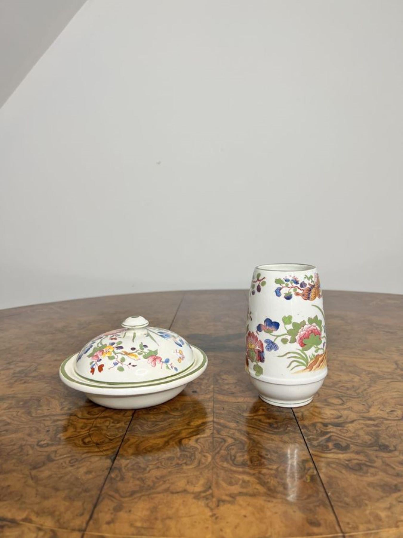 20th Century Stunning quality antique Edwardian Wedgwood Etruria ceramic bathroom set For Sale