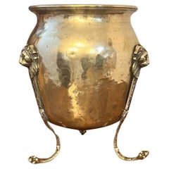 Jardiniere en laiton d'époque victorienne de très belle qualité