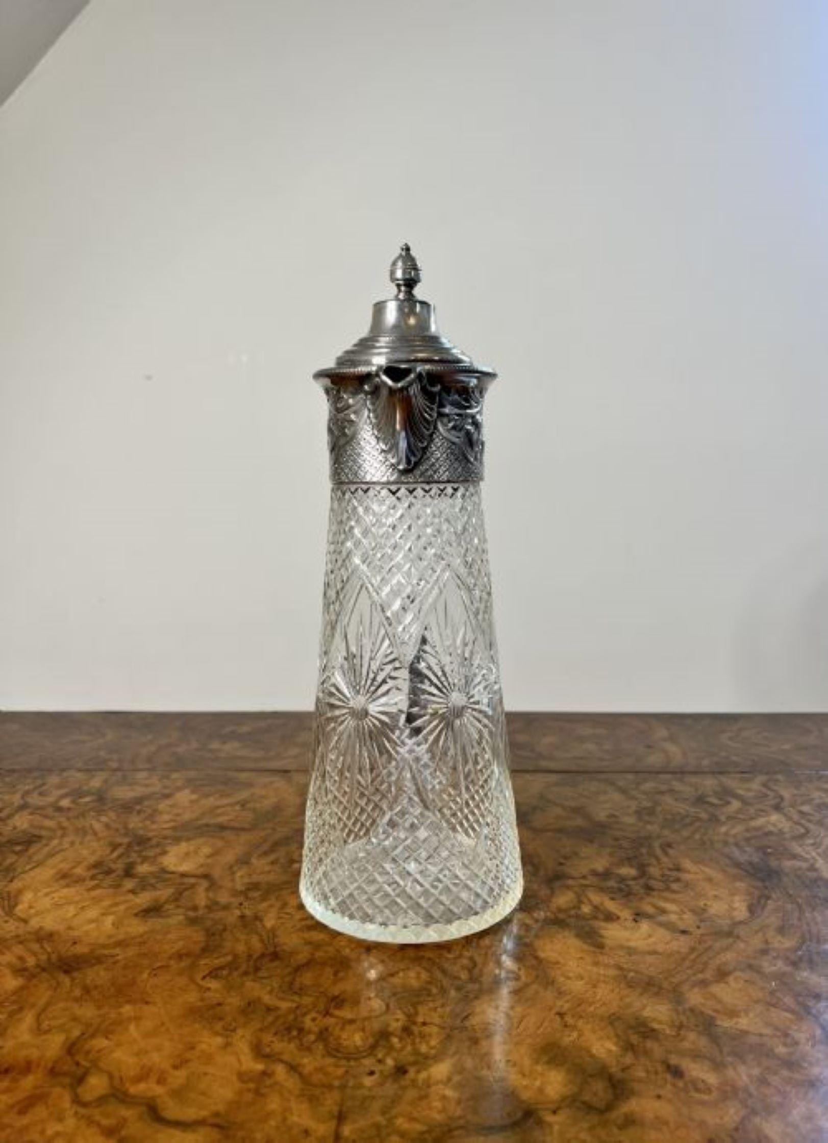 19th Century Stunning quality antique Victorian claret jug  For Sale