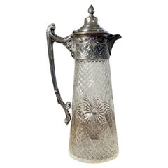 Stunning quality antique Victorian claret jug 