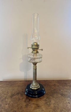 Stunning quality antique Victorian oil lamp