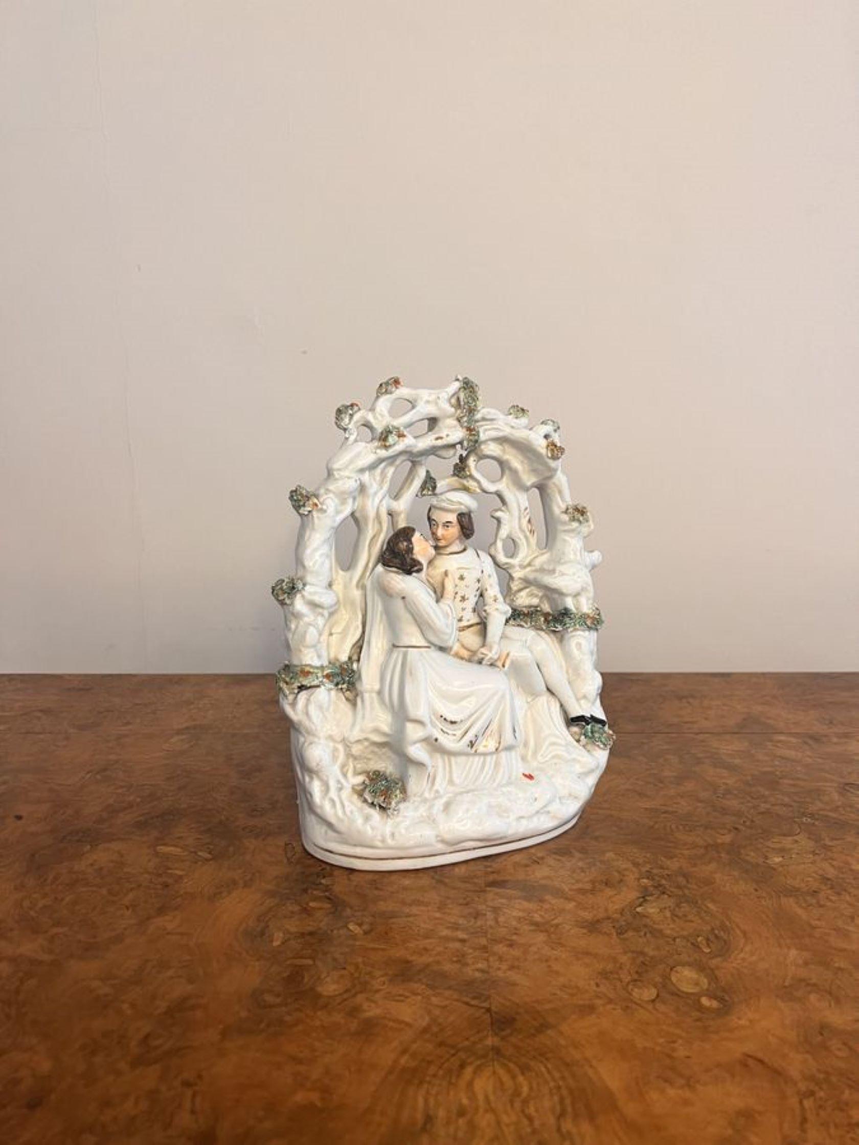 19th Century Stunning quality antique Victorian Staffordshire figure For Sale