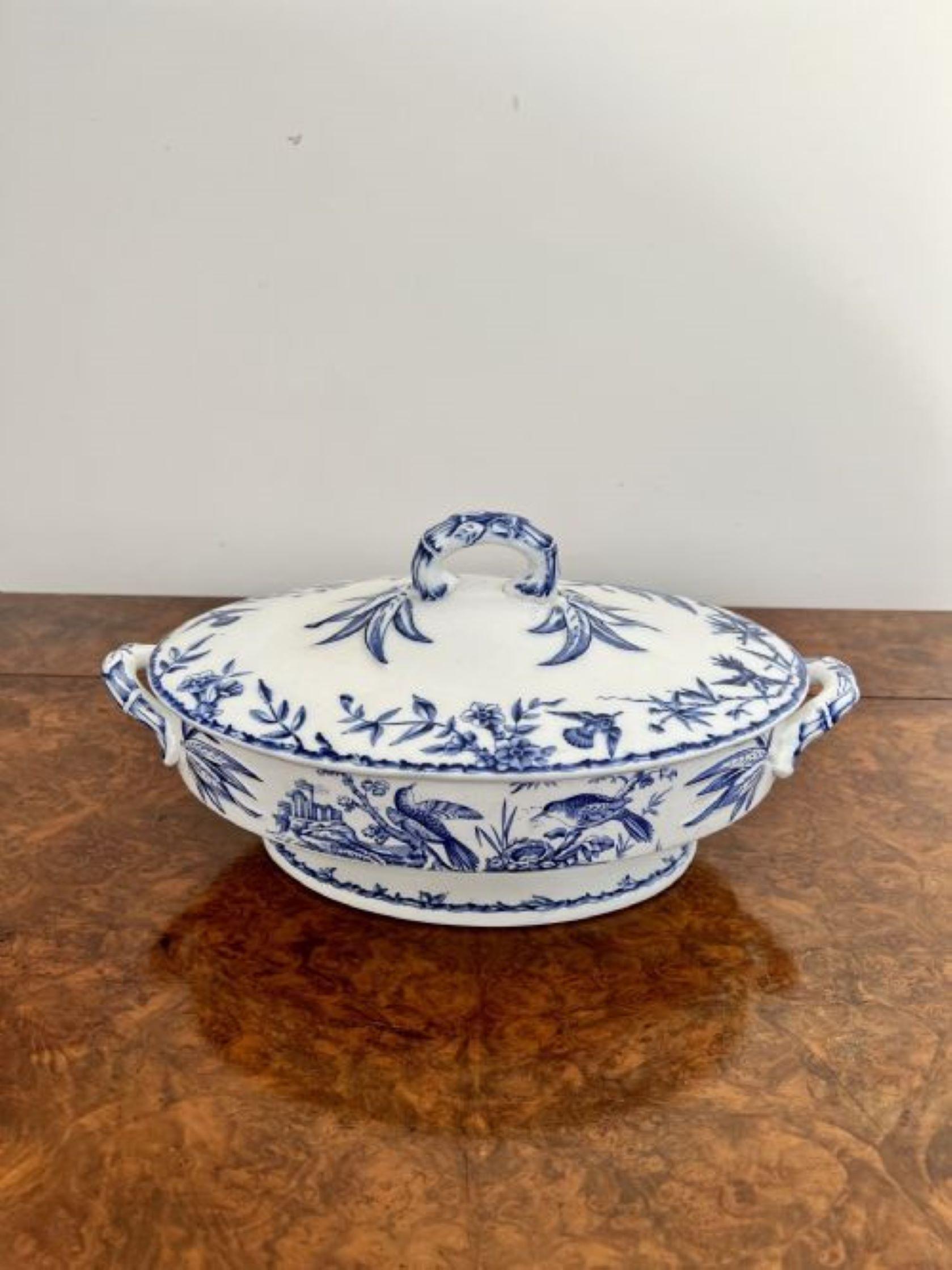 Stunning quality antique victorian tureen by Ridgways In Good Condition For Sale In Ipswich, GB