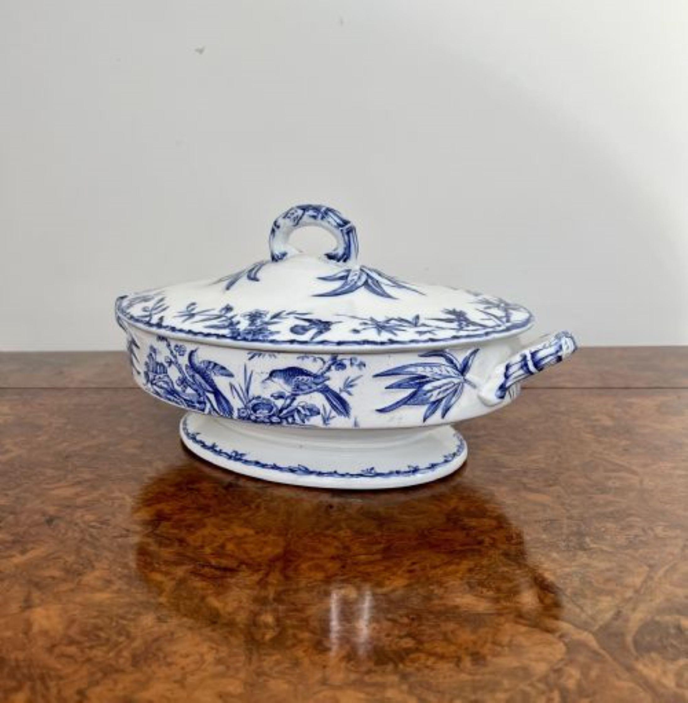 Stunning quality antique victorian tureen by Ridgways For Sale 2