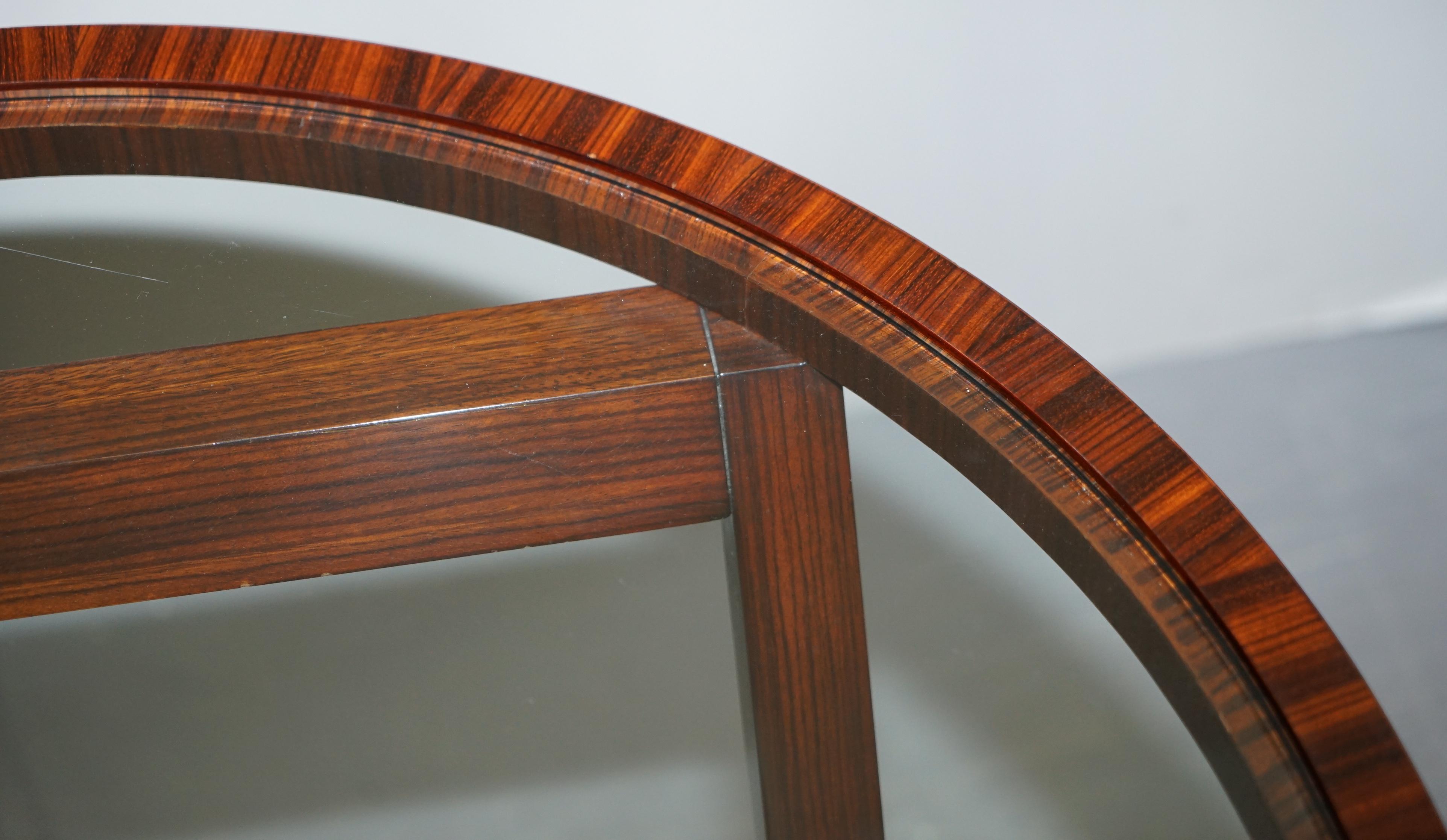 20th Century Stunning Ralph Lauren American Mahogany Round Side Table Exquisite Timber Patina