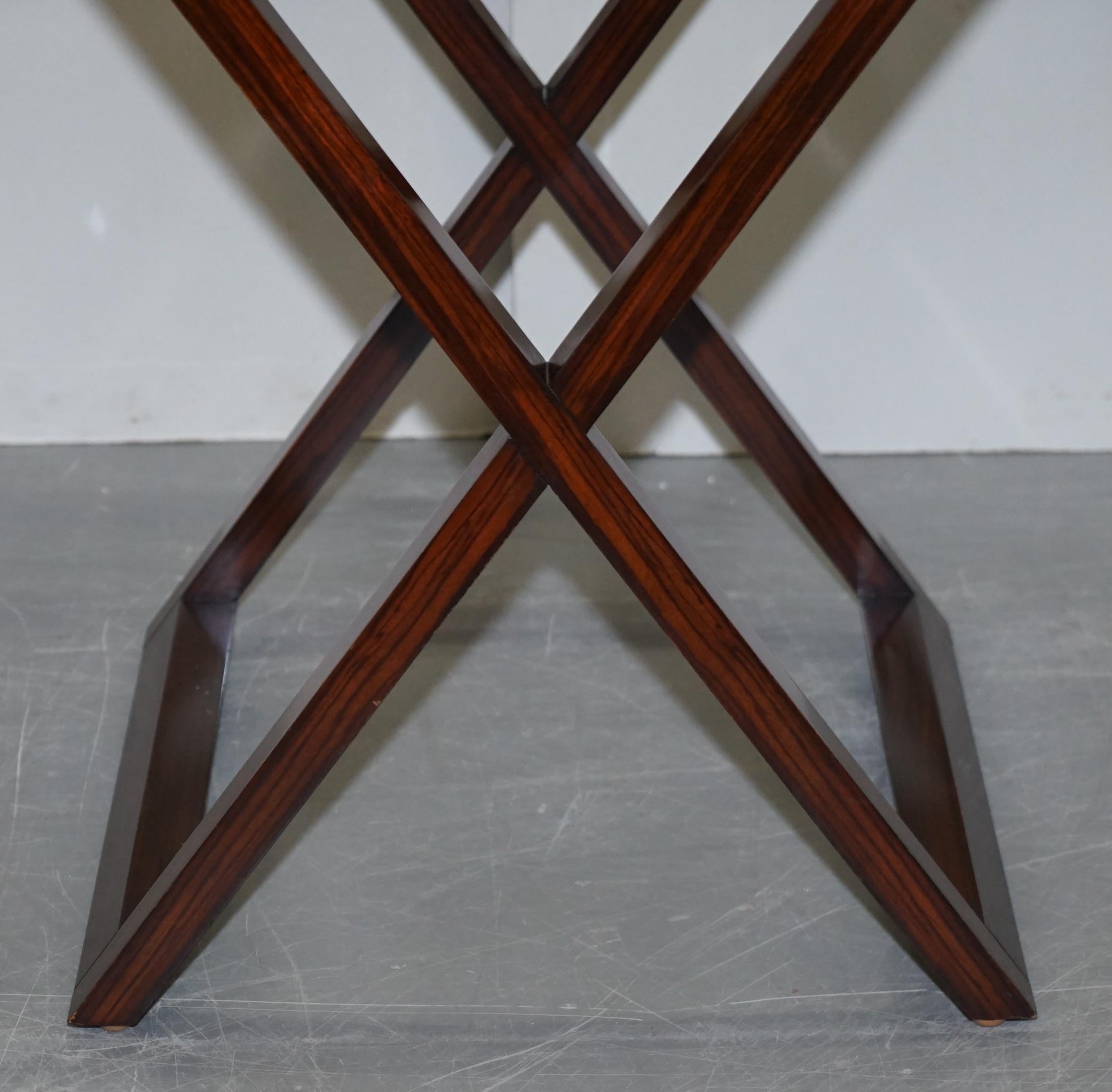English Stunning Ralph Lauren American Mahogany Round Side Table Exquisite Timber Patina