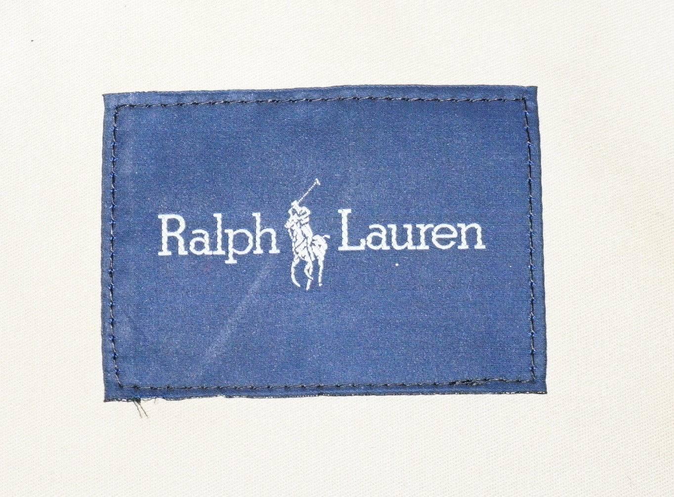 American Stunning Ralph Lauren Cub Armchair, Herringbone Wool Upholstery Chesterfield