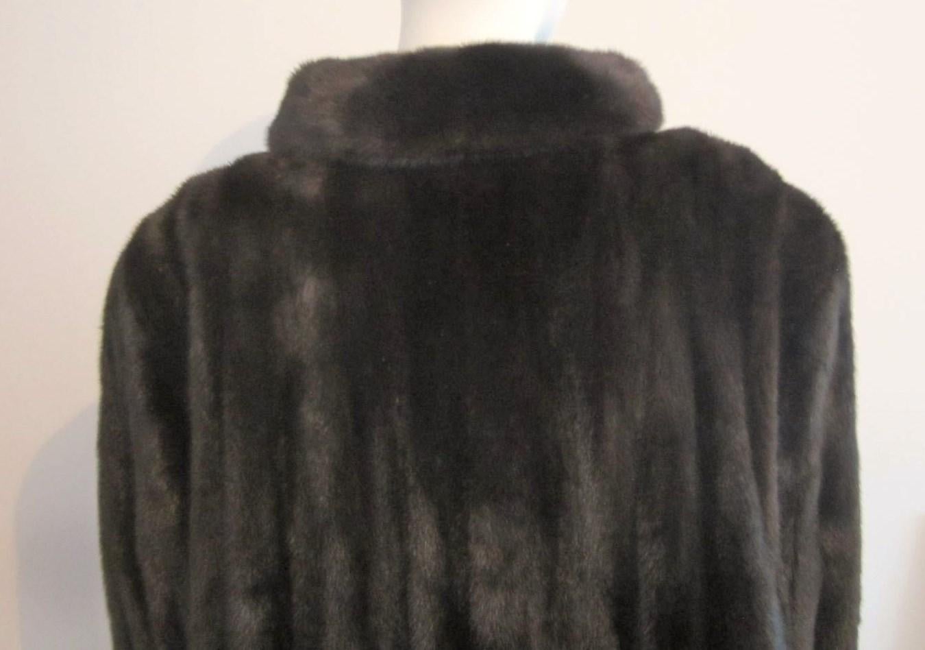 Ranch Mink Fur Coat Med - Large  For Sale 1