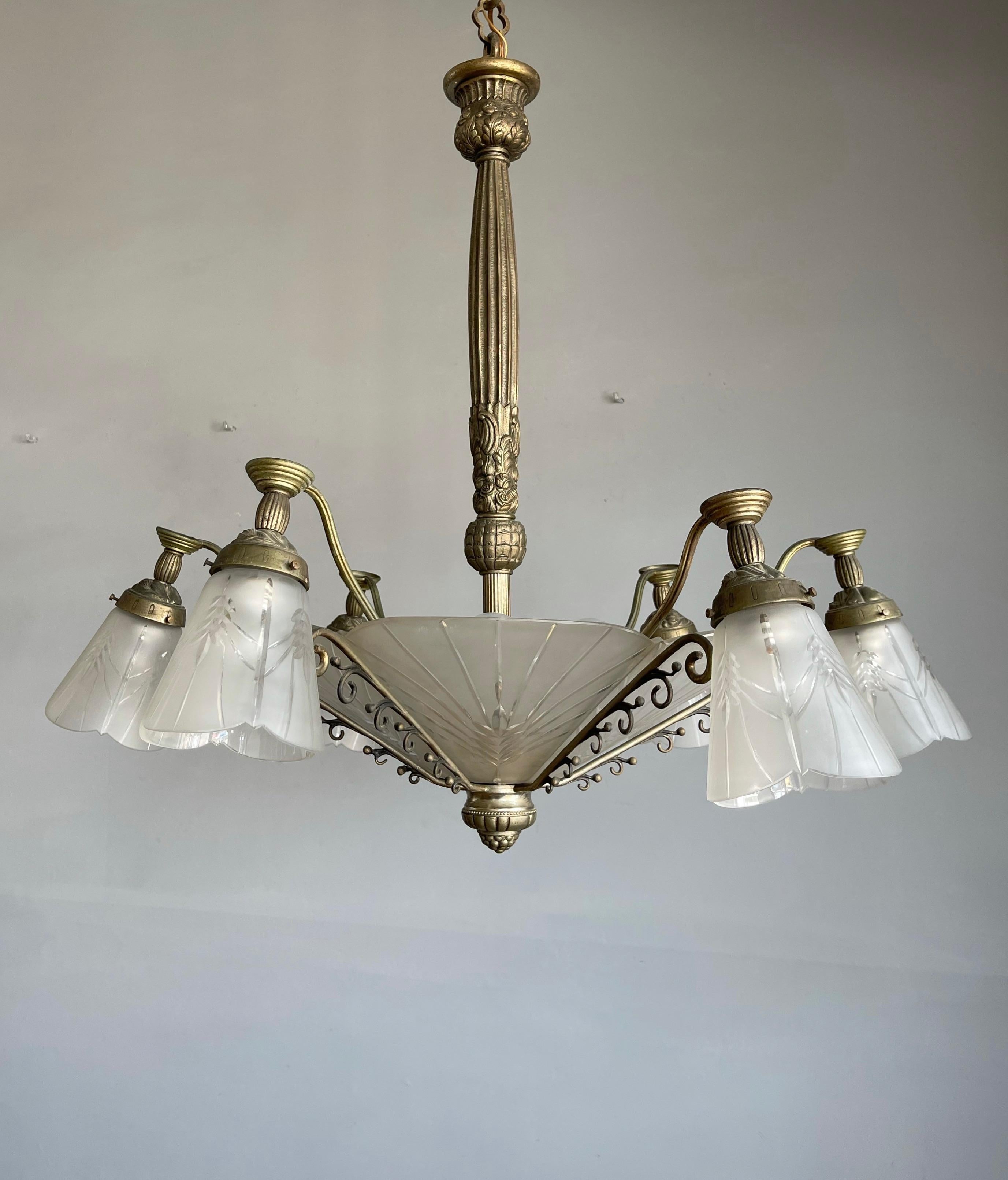 french art deco chandelier