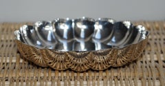 Stunning Rare Asprey London 1969 Solid Sterling Silver Strawberry Dish or Bowl