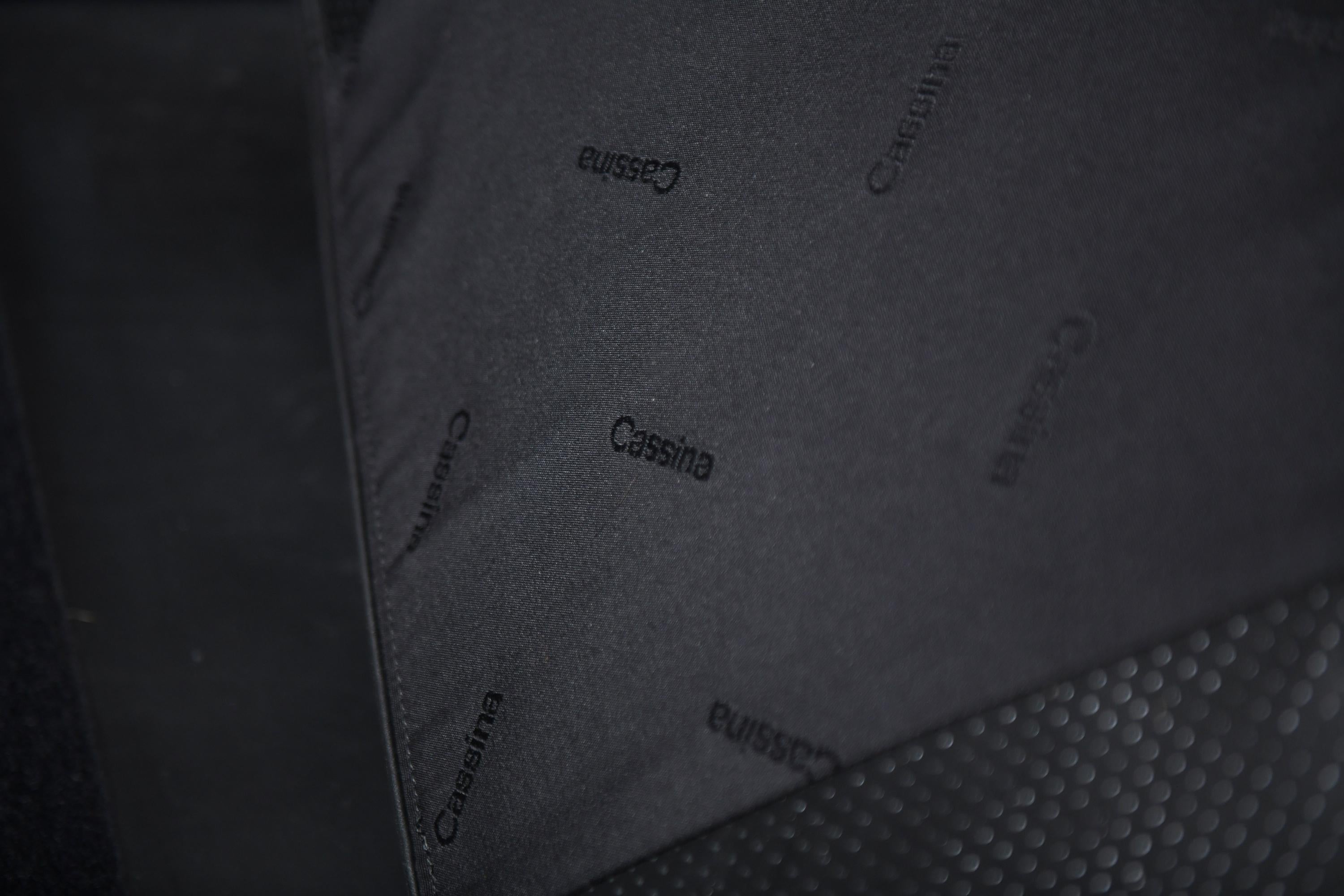 Stupendo e raro Cab 423 in pelle nera di Mario Bellini per Cassina in vendita 4