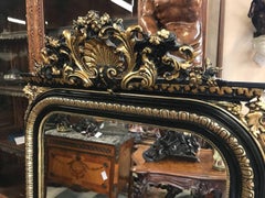 Stunning Rare French Antique Mirror, Original Early 1800s, Vintage