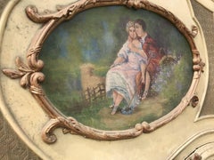 Stunning Rare French Antique Mirror, Original Early 1800s, Vintage