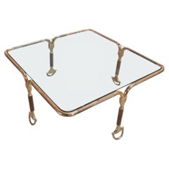 Stunning Rare Gucci Horsebit Coffee Table