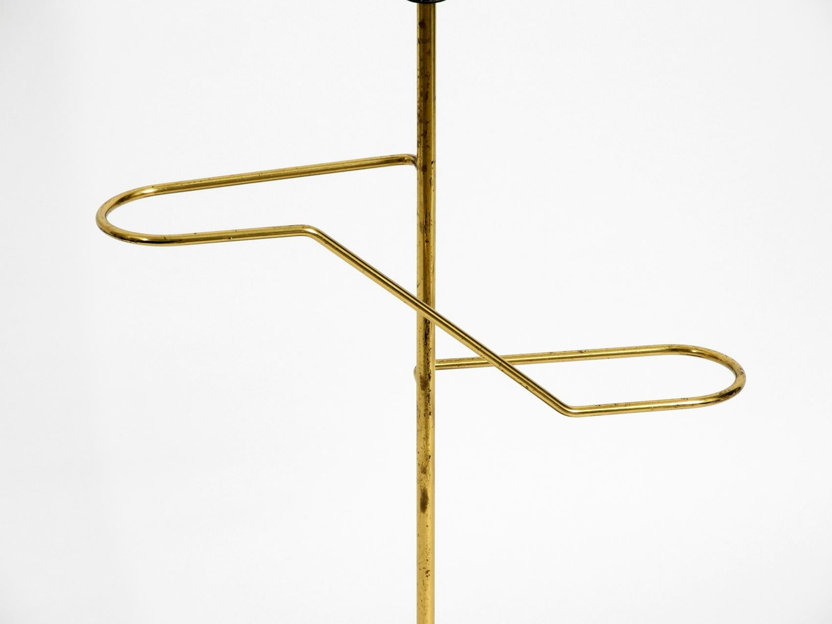 Stunning Rare Mid-Century Modern Brass Umbrella Stand For Sale 1