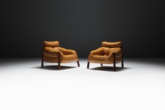 Stunning & rare MP-81 lounge chairs by Percival Lafer for LAFER S.A.