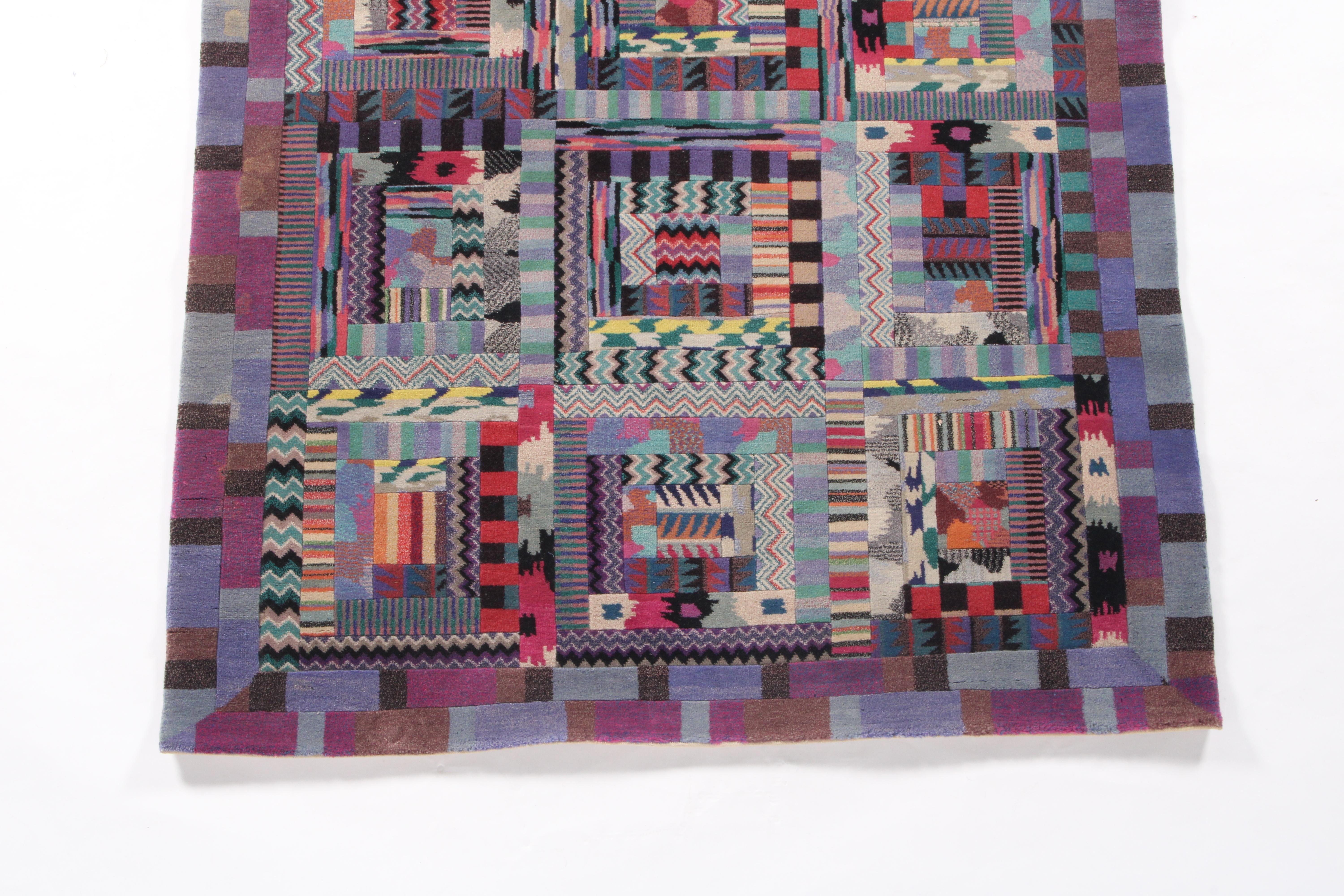 Stunning Rare Original Vintage Missoni Rug In Pure Wool *FREE WORLDWIDE DELIVERY For Sale 2