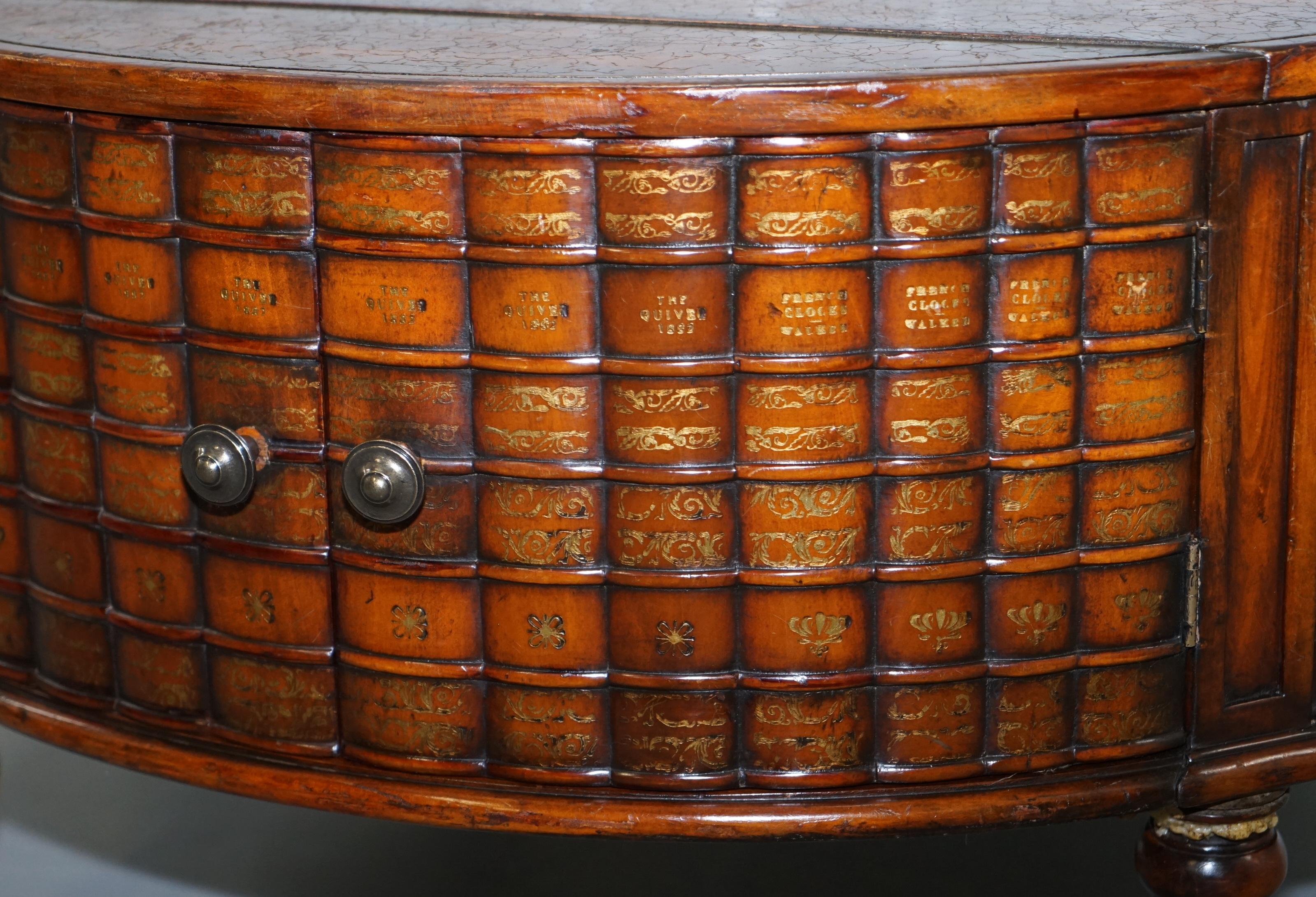 Stunning Rare Regency Style Drum Coffee Table Scholars Books Theodore Alexander 10