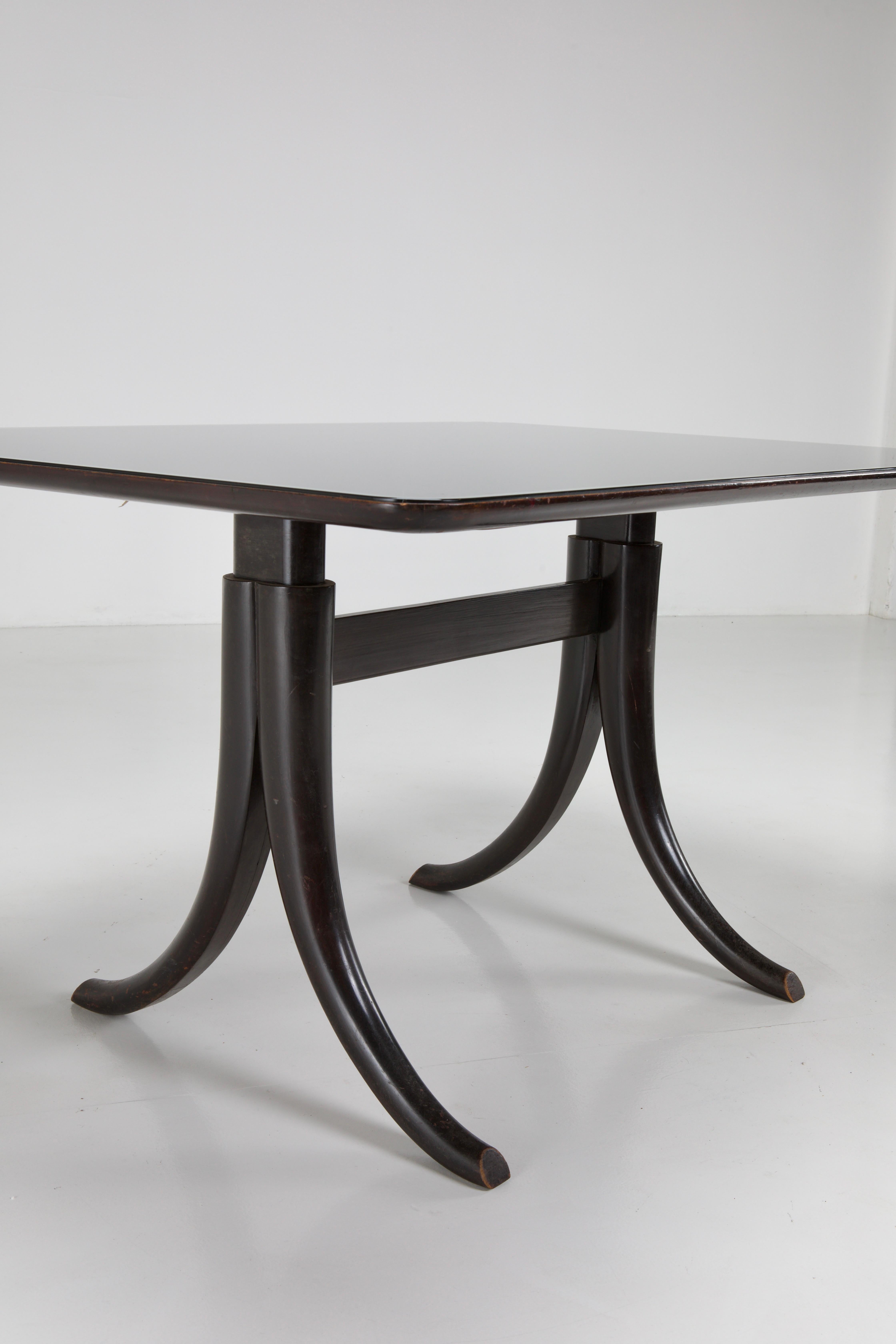 Stunning Rare Table by Pietro Chiesa, Italian Design 1930s In Good Condition For Sale In Milan, IT
