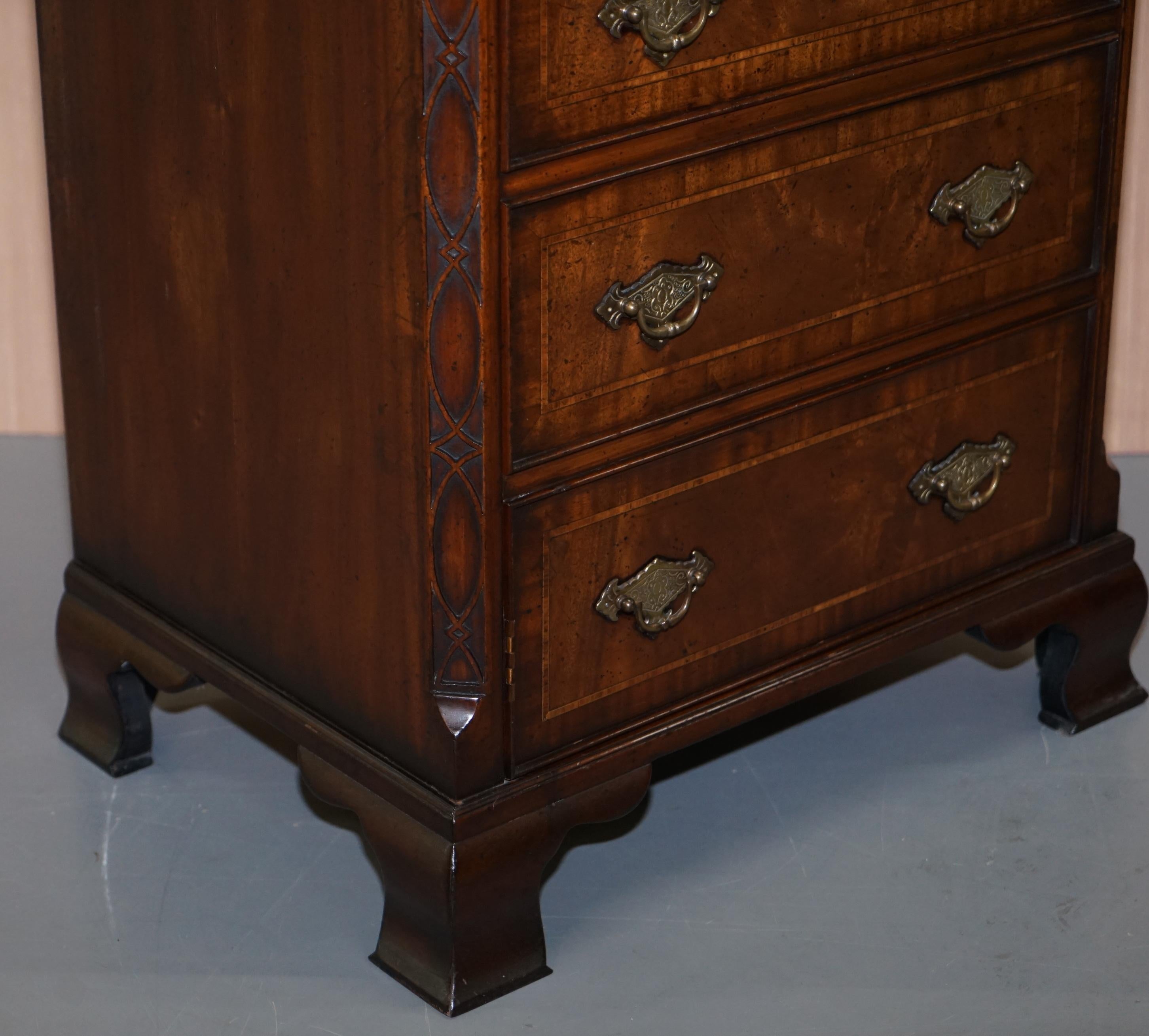 Stunning Record Player Cabinet Cupboard Hidden as Regency Chest of Drawers 1