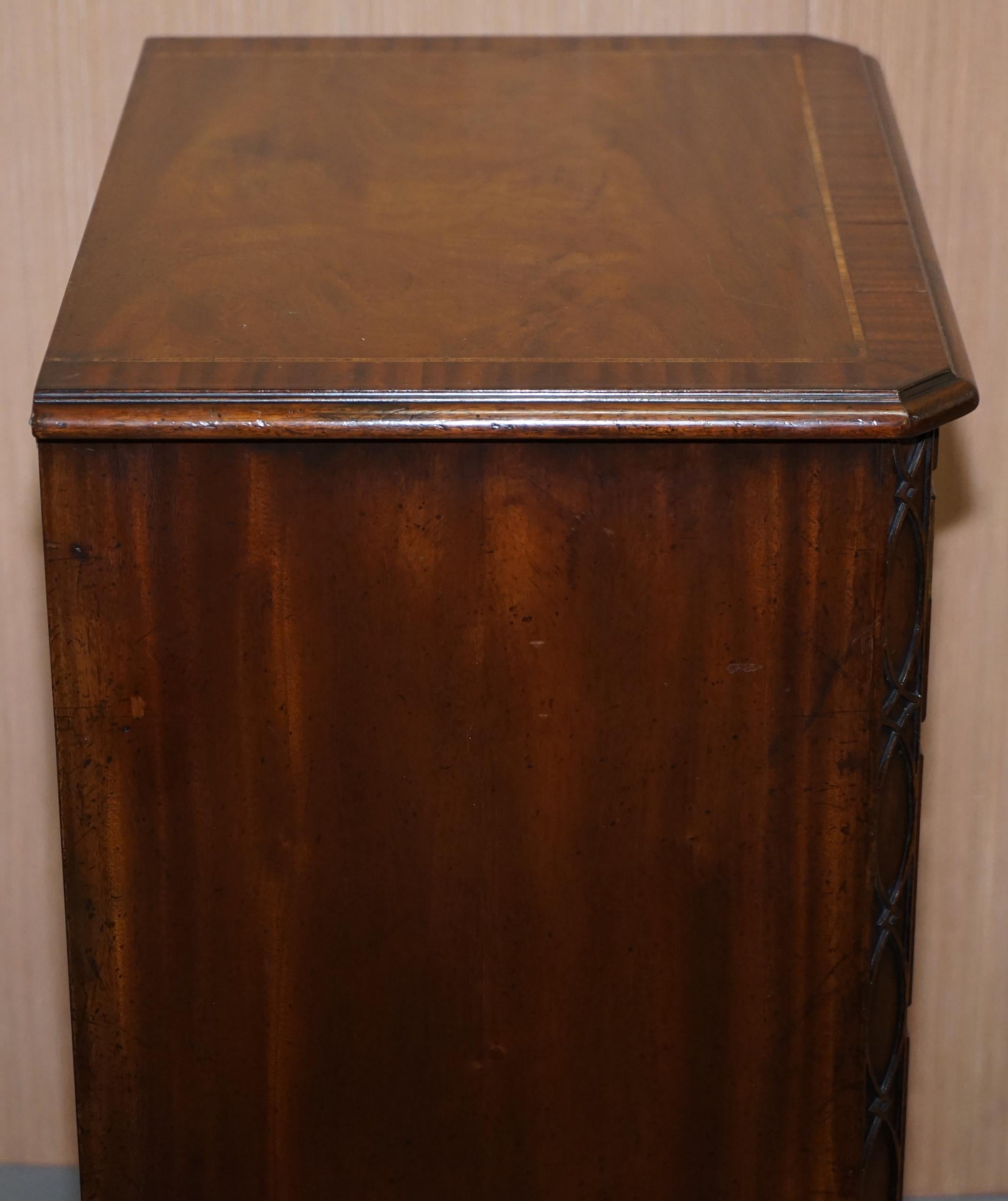 Stunning Record Player Cabinet Cupboard Hidden as Regency Chest of Drawers 4