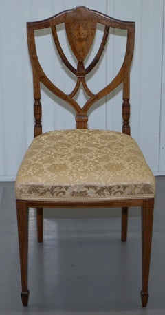 Stunning Redwood Sheraton Revival Style Occasional Chair Part Lovely Suite