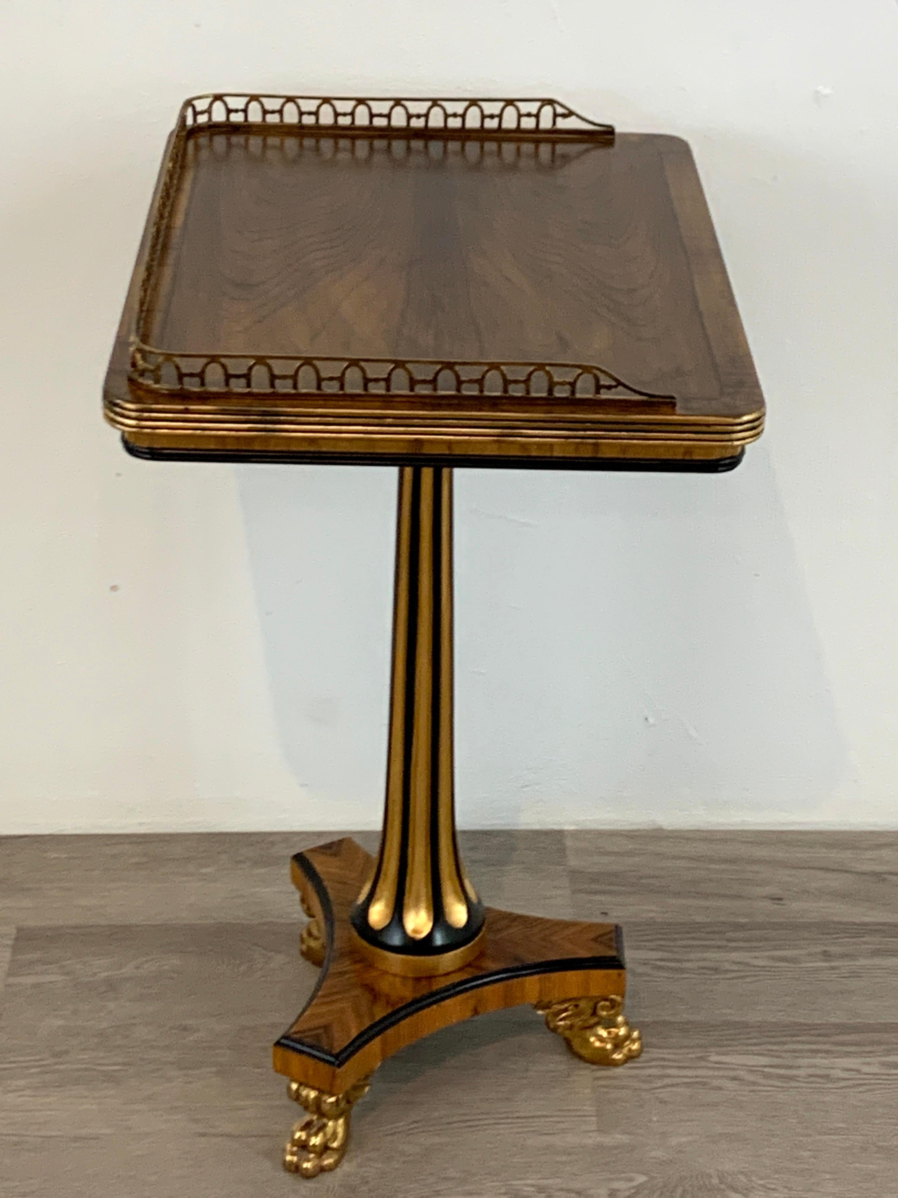 Contemporary Stunning Regency Style Gilt Bronze Side Table, Althorp, by Theo Alexander For Sale