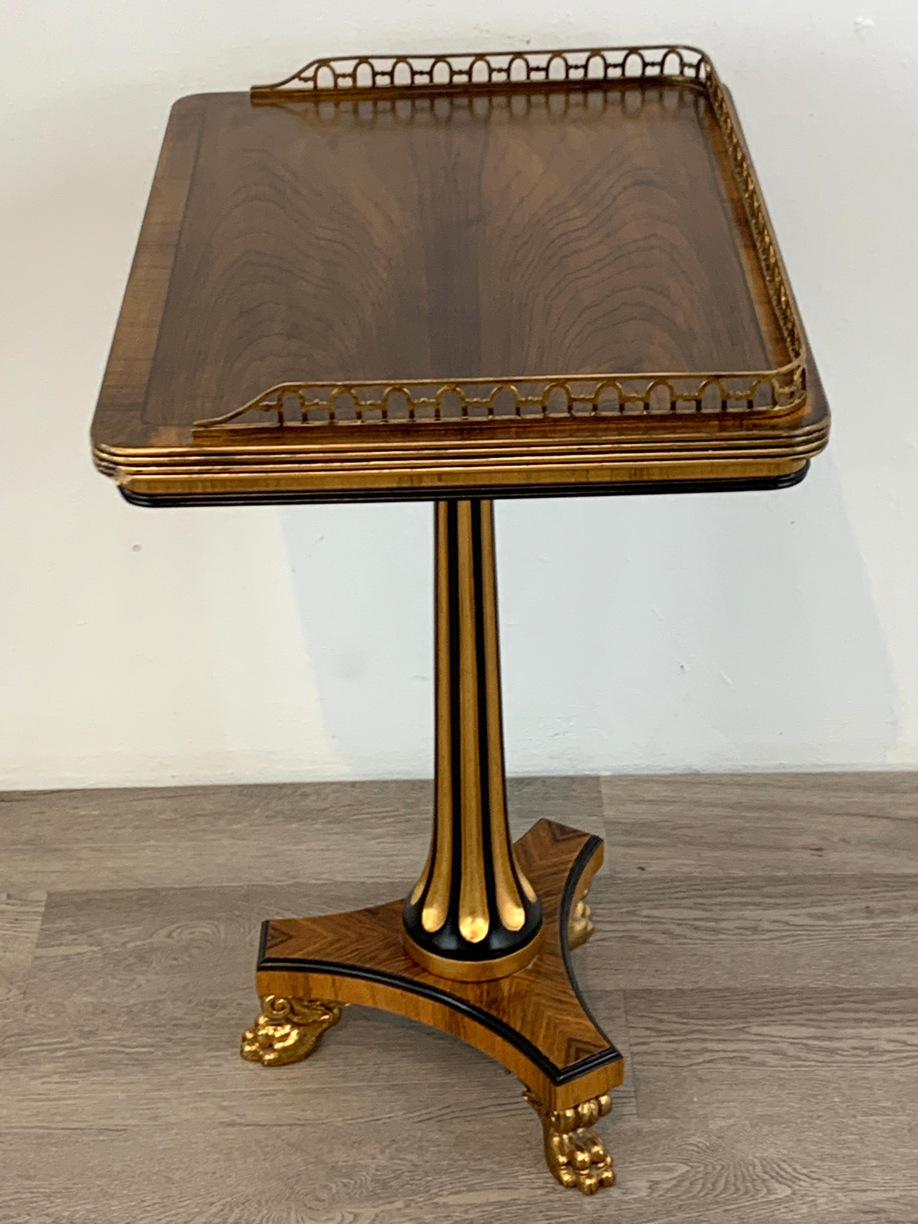 Stunning Regency Style Gilt Bronze Side Table, Althorp, by Theo Alexander For Sale 1