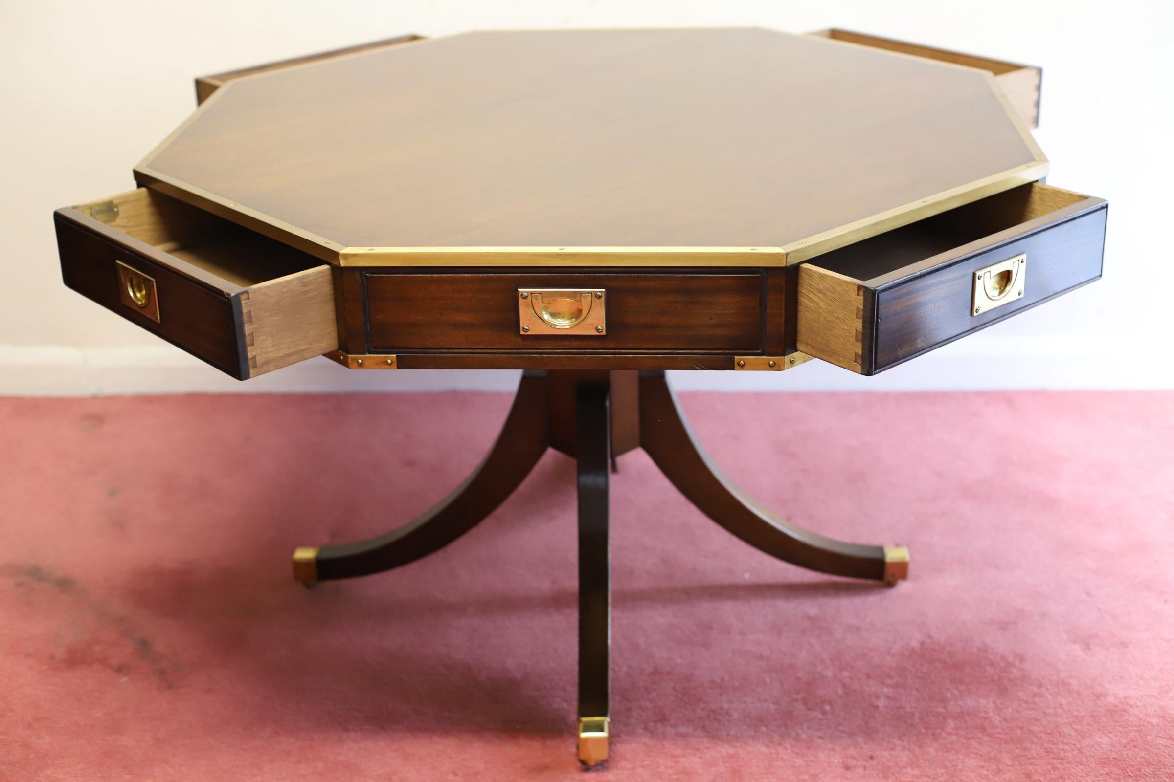 Stunning REH Kennedy Military Campaign Centre Table  For Sale 4