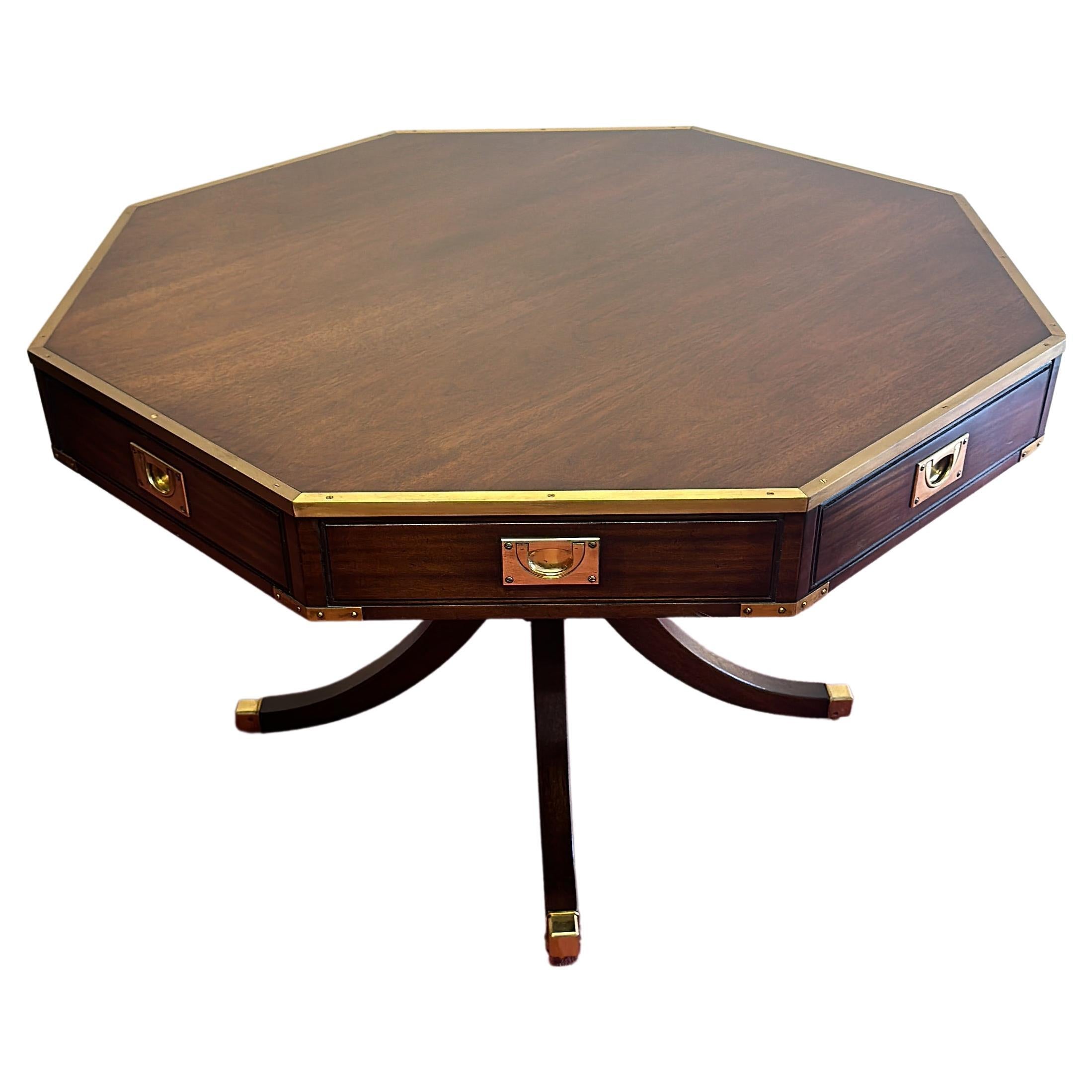 Stunning REH Kennedy Military Campaign Centre Table  For Sale