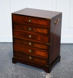 RESTORED STUNNING REH KENNEDY VINTAGE MILITARY CAMPAiGN CHEST OF DRAWERS