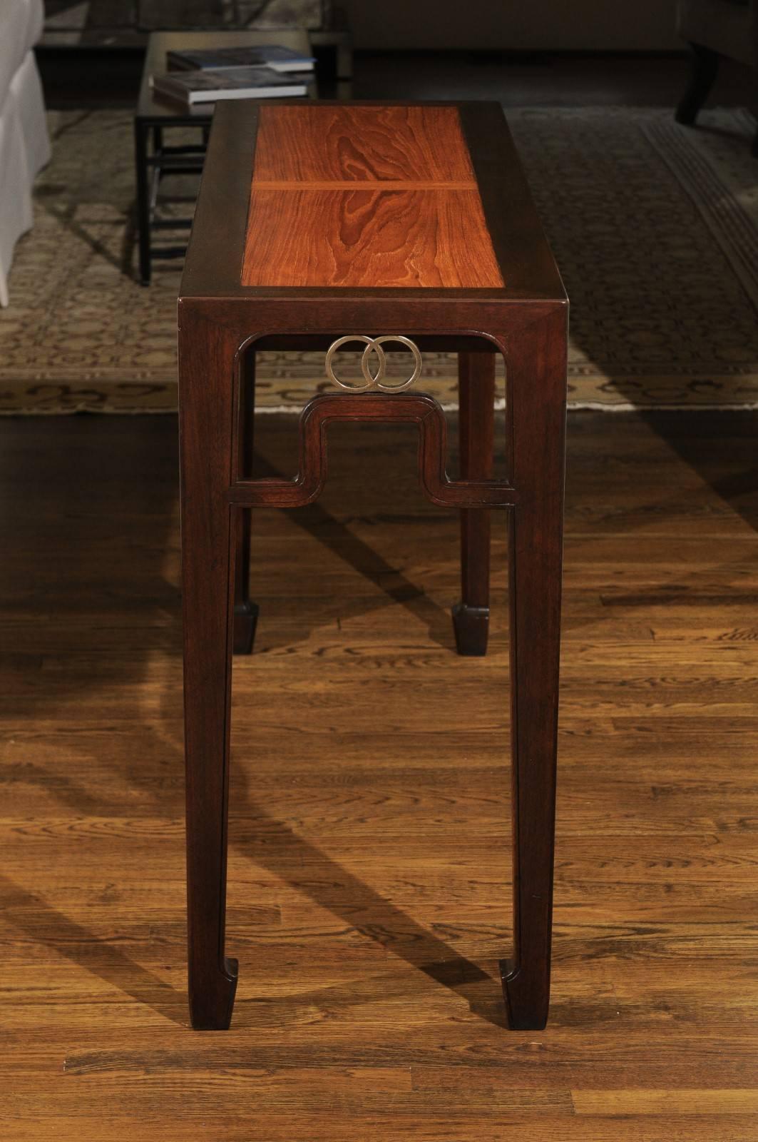 Stunning Restored Altar Console Table by Michael Taylor for Baker, circa 1970 In Excellent Condition For Sale In Atlanta, GA