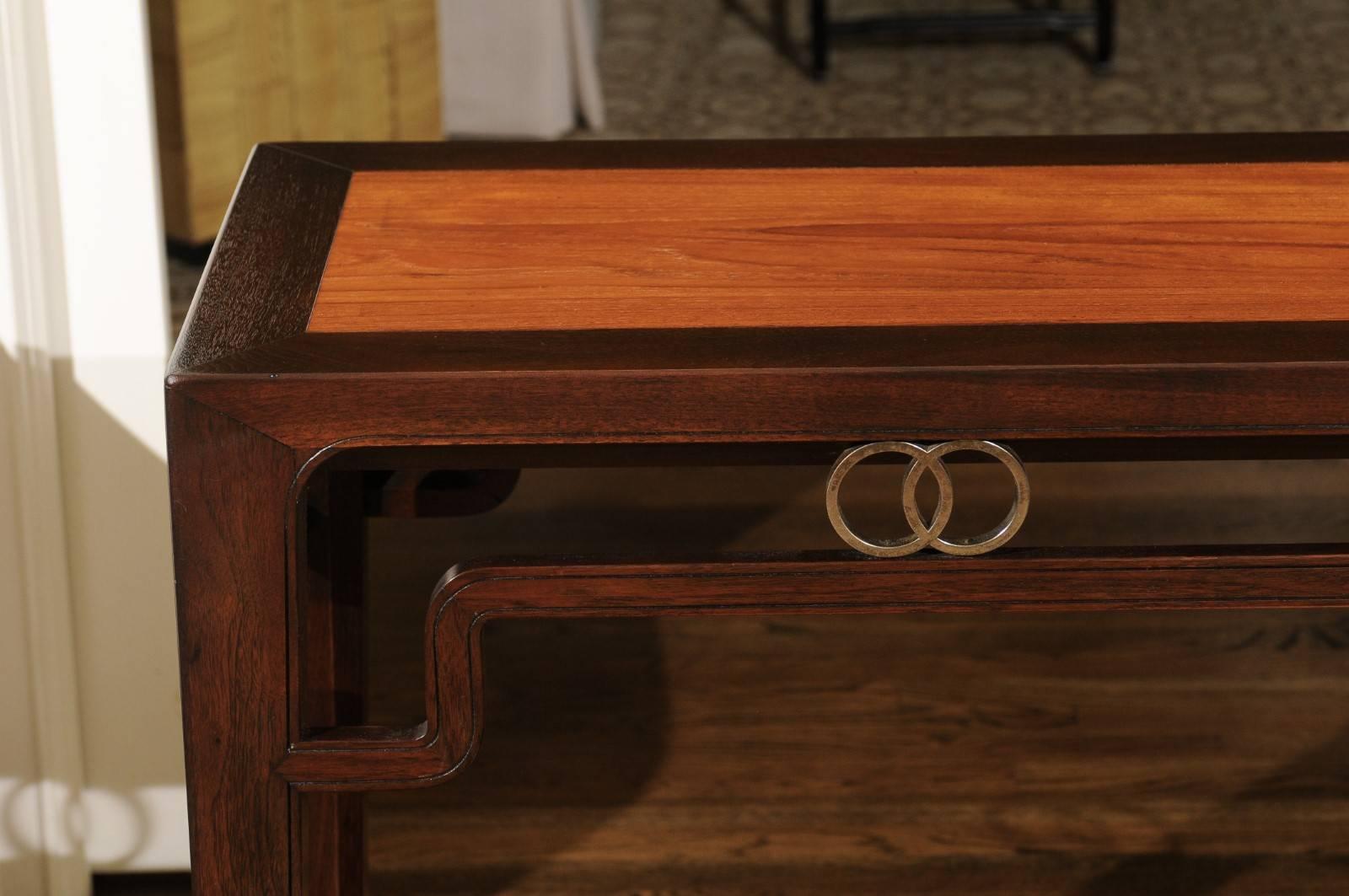 Stunning Restored Altar Console Table by Michael Taylor for Baker, circa 1970 For Sale 2