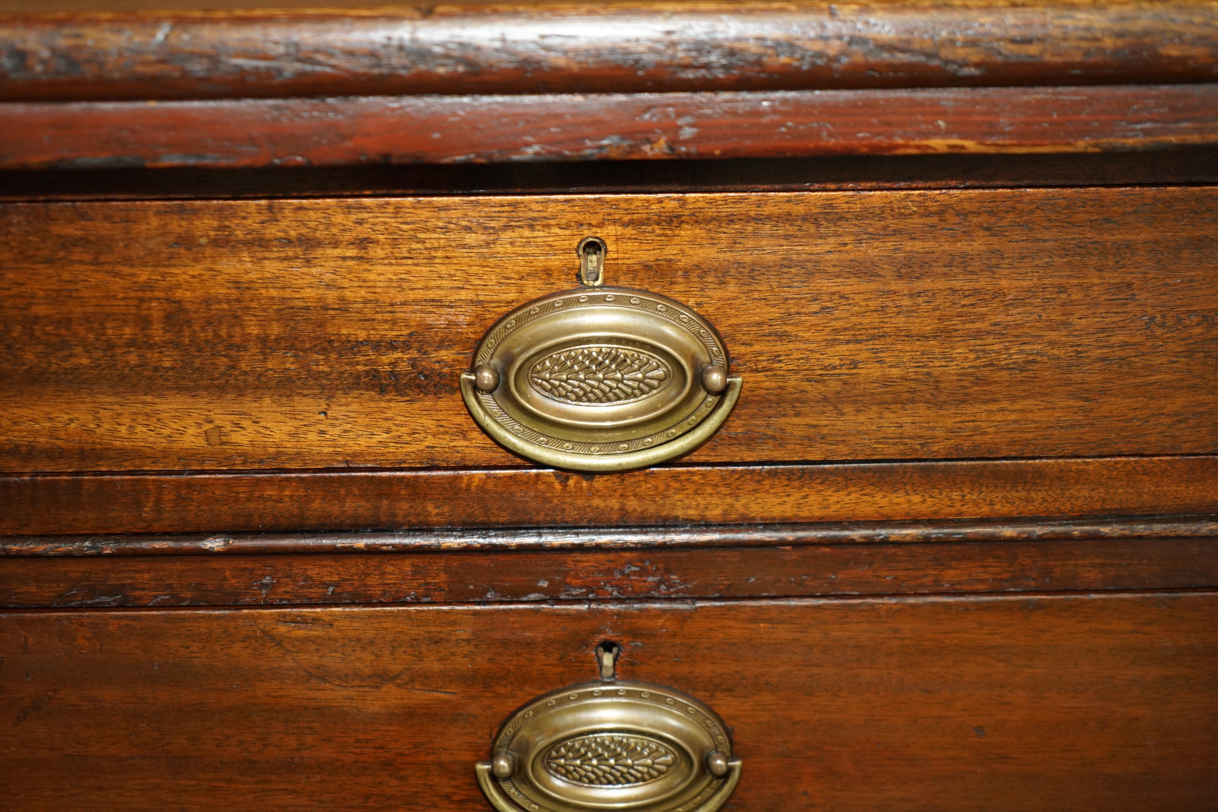 19th Century STUNNING RESTORED ANTIQUE GREAT WESTERN RAILWAYS STAMPED TWO SiDE PARTNERS DESK