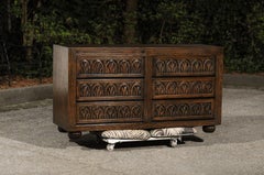 Stunning Restored Hand-Carved Mahogany Commode by Michael Taylor
