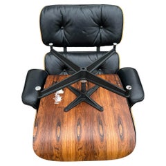 Stunning Restored Rosewood Eames Lounge Chair and Ottoman by Herman Miller